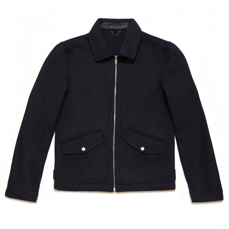 Primland Wool Blend Jacket in Navy - Nines Collection