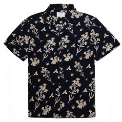 Floral Print Shirt in Navy - Nines Collection