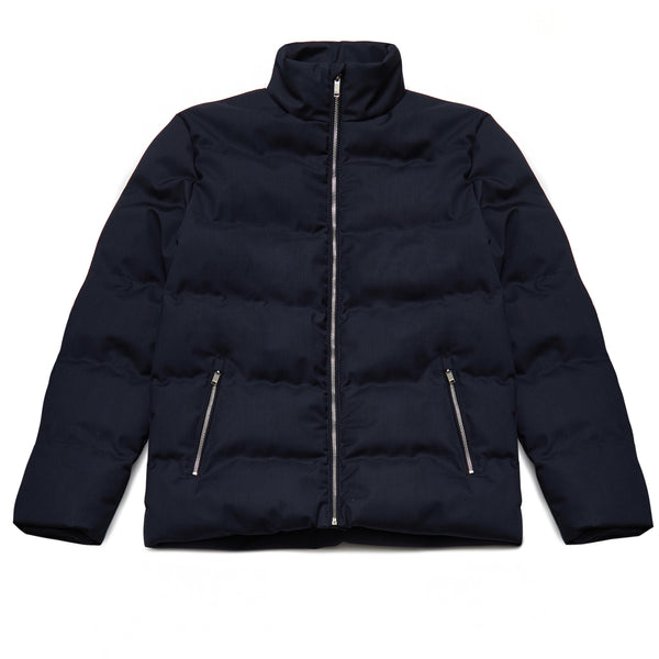 Jarell Puffa Jacket in True Navy - Nines Collection