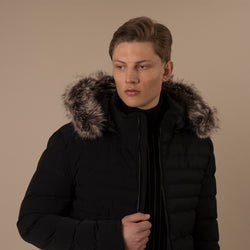 Altair Faux Fur Hooded Puffer Jacket