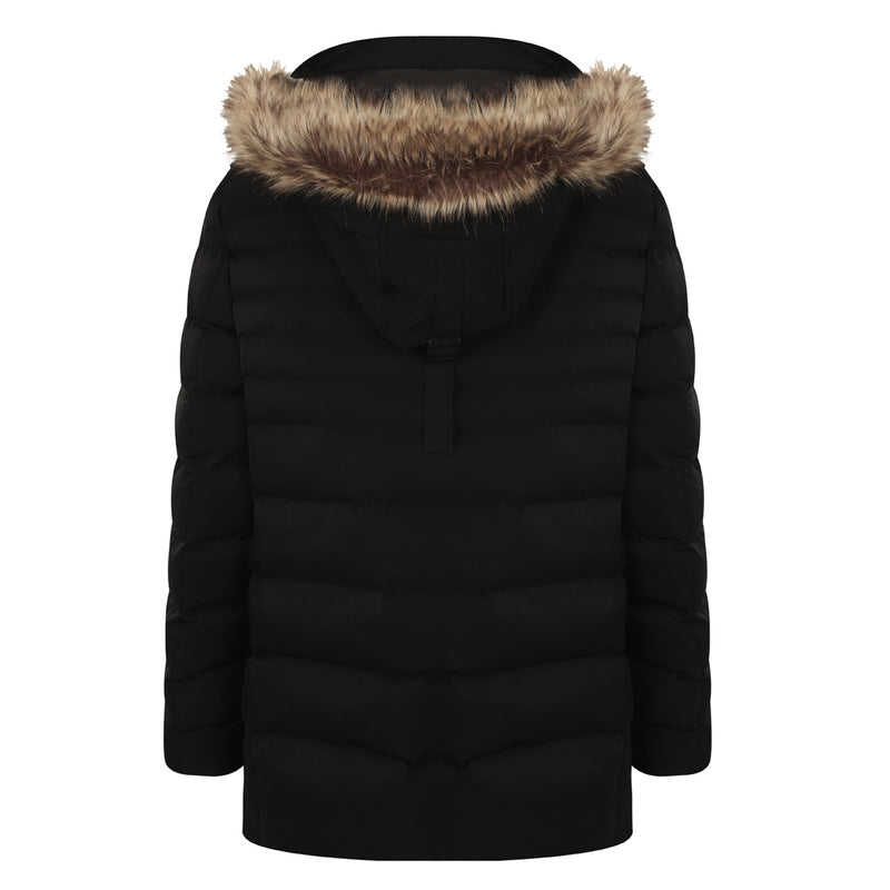 Altair Faux Fur Hooded Puffer Jacket