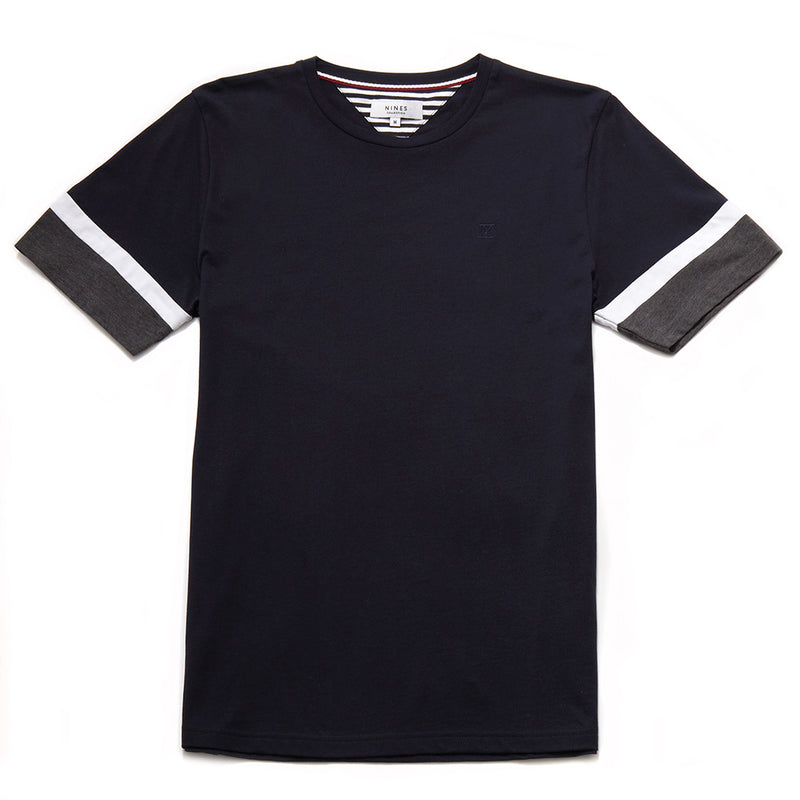 Corville Cotton T-Shirt With Sleeve Detail