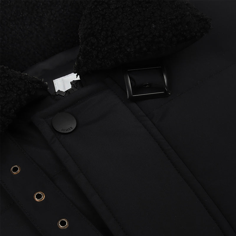Elijah Puffer Jacket In Black