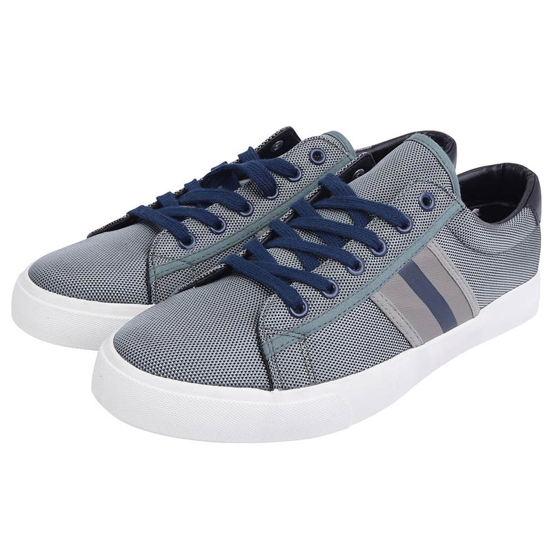 Ferrara Trainers In Grey With Contrast Stripes