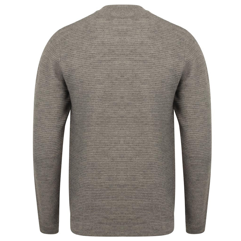 Ligenza Knitted Zip Through Cardigan in Grey
