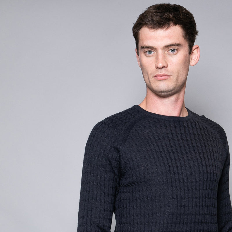 Mytton Cable Crew Neck Jumper