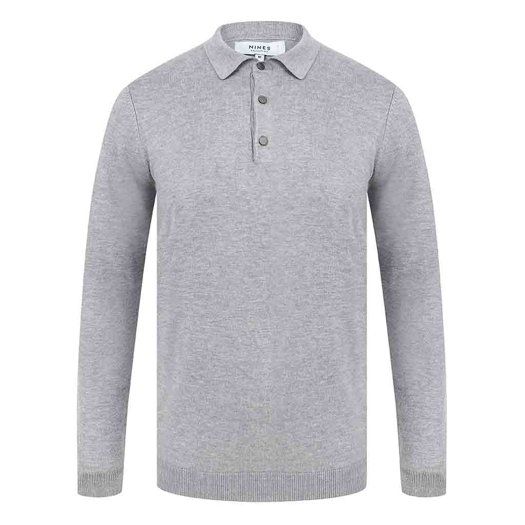 Buttonless Polo Long Sleeve Shirt – NineFiveNine Clothing