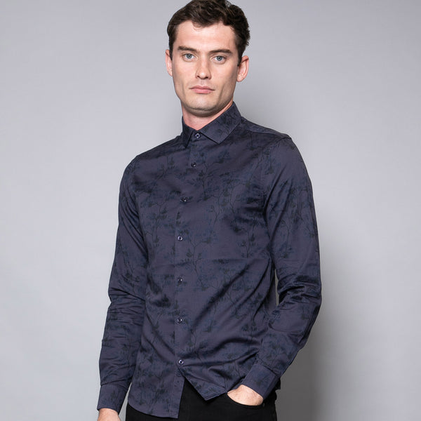 Stand-up collar shirt - Traditional manufacturing - THE NINES